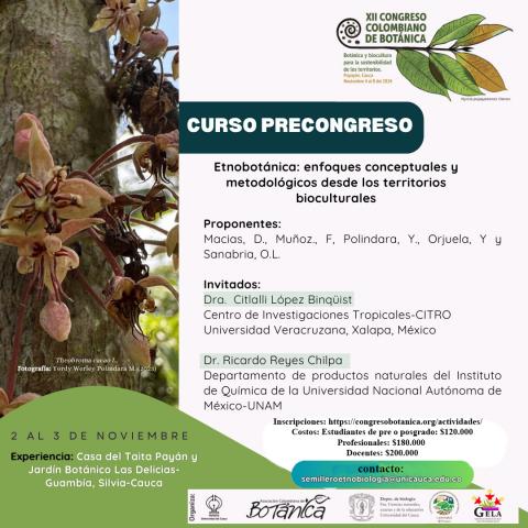 curso precongreso etnobotánica